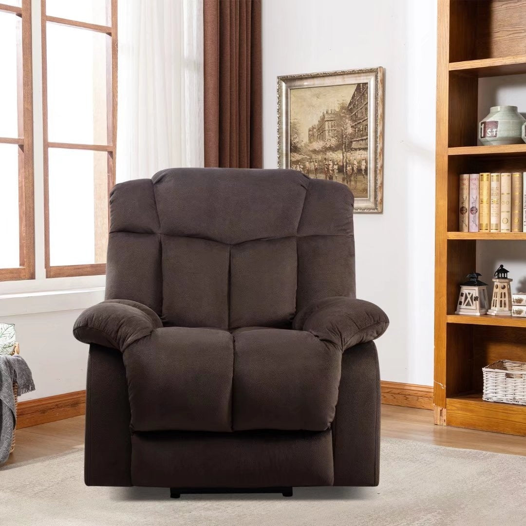 Fauteuil inclinable électrique robuste pour personnes âgées avec un design rembourré