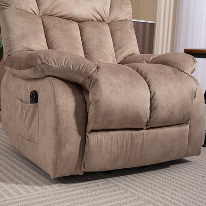 Fauteuil inclinable électrique pour personnes âgées, fauteuil inclinable robuste avec mécanisme de mouvement de sécurité et rembourrage confortable