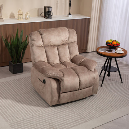 Fauteuil inclinable électrique pour personnes âgées, fauteuil inclinable robuste avec mécanisme de mouvement de sécurité et rembourrage confortable