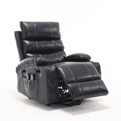Fauteuil inclinable électrique avec massage à 4 directions, chauffage et minuterie