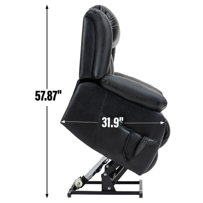 Fauteuil inclinable électrique avec massage par vibrations à 8 points