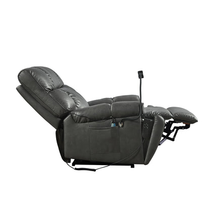 Fauteuil inclinable électrique avec deux moteurs OKIN, inclinaison infinie, massage et chauffage