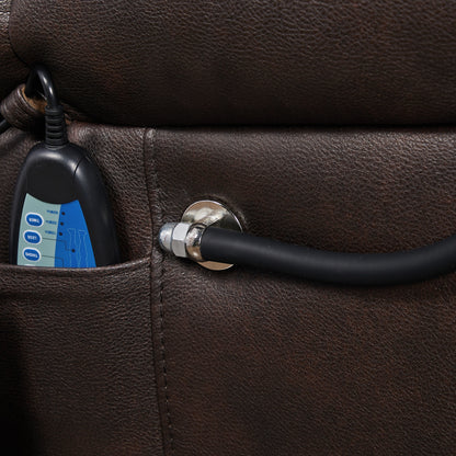 Fauteuil inclinable électrique avec deux moteurs OKIN, inclinaison infinie, massage et chauffage