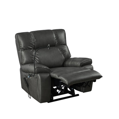 Fauteuil inclinable électrique avec deux moteurs OKIN, inclinaison infinie, massage et chauffage