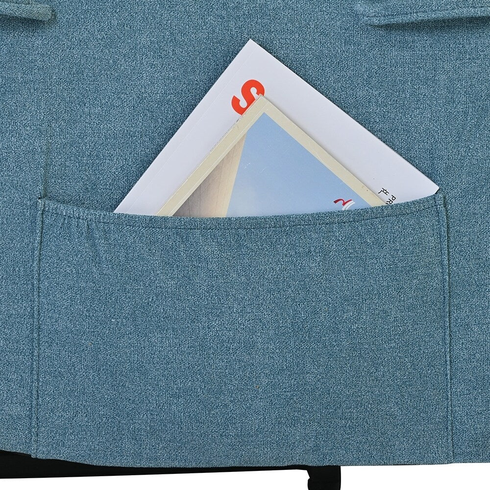 Fauteuil inclinable électrique avec massage thermique et poche de rangement