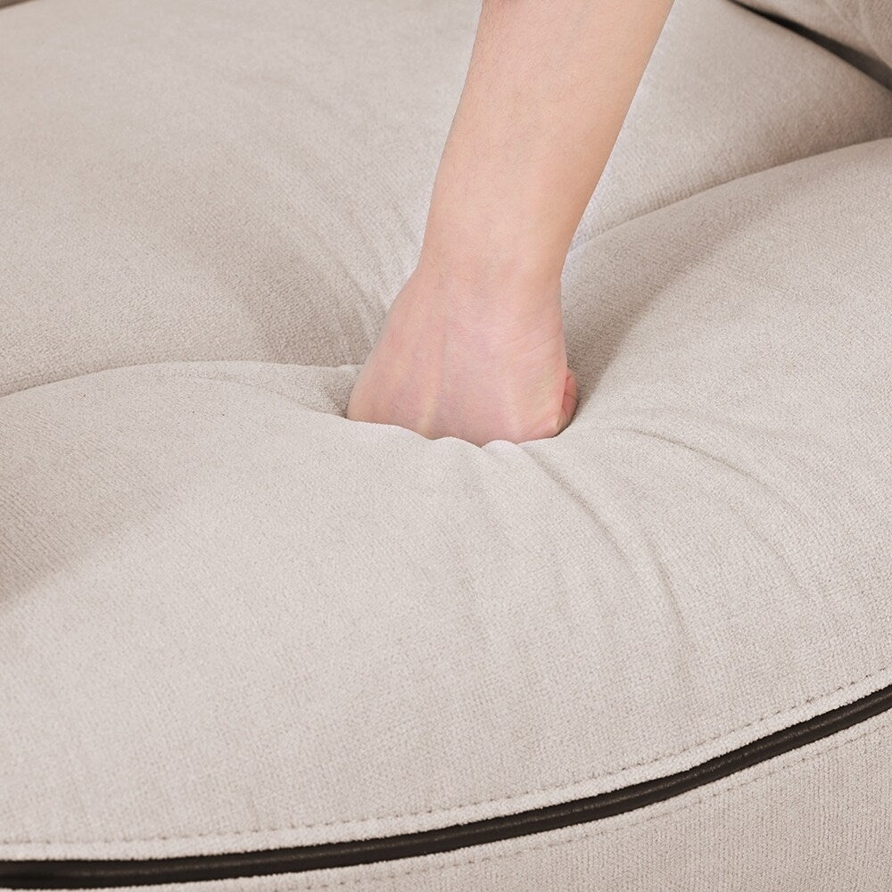 Fauteuil inclinable électrique avec massage thermique et poche de rangement