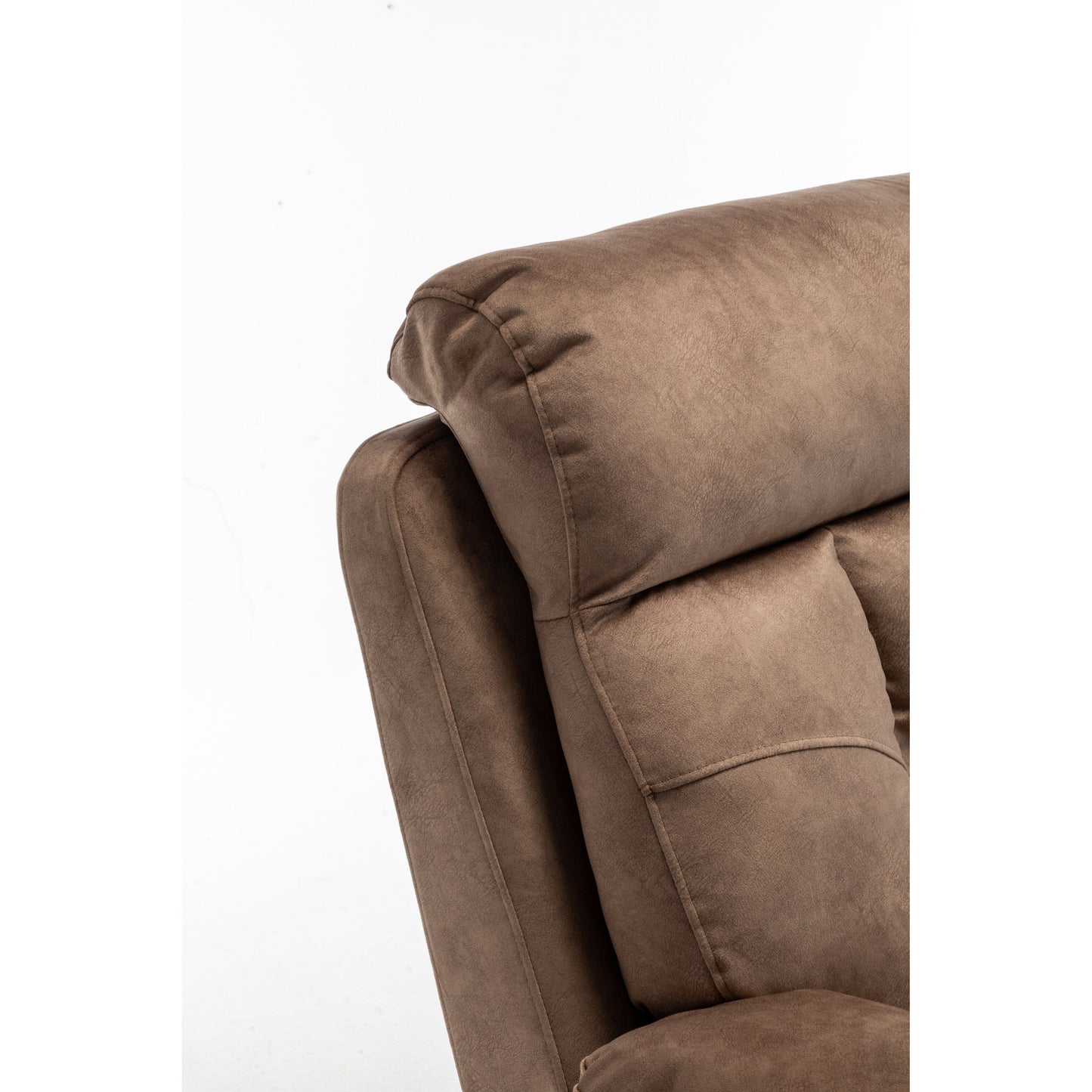 Fauteuil inclinable électrique avec massage et chauffage, moteur allemand, porte-gobelet en acier inoxydable et montage rapide