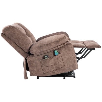 Fauteuil inclinable électrique avec massage, chauffage et capacité de charge de 150 kg