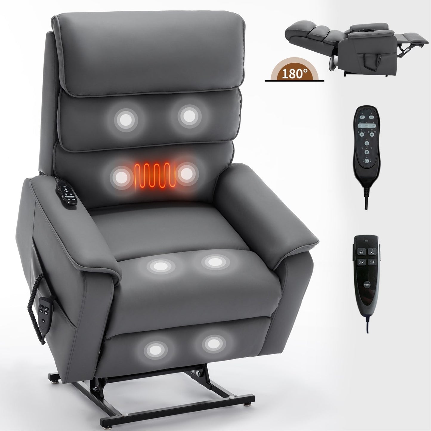 Fauteuil inclinable électrique avec télécommande