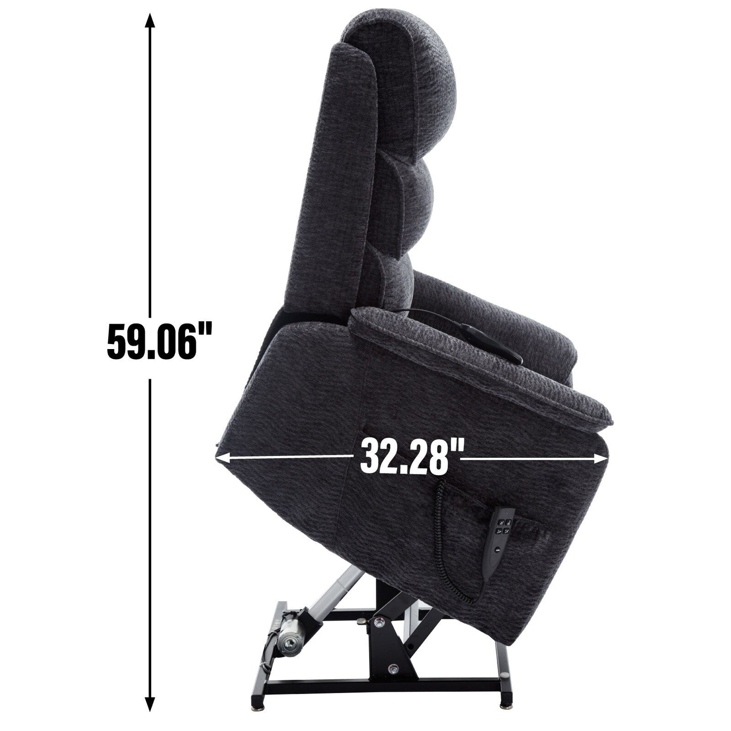 Fauteuil inclinable électrique avec télécommande