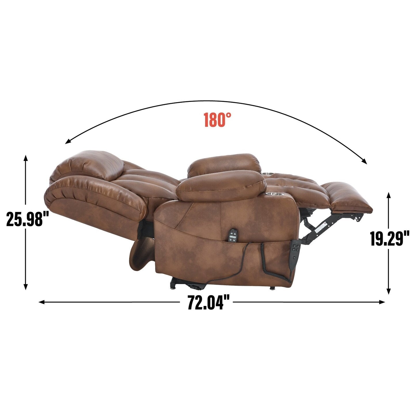 Fauteuil inclinable électrique