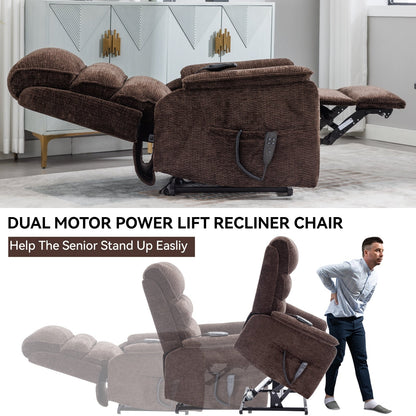 Fauteuil inclinable électrique, double position infinie, massage par la chaleur, télécommande
