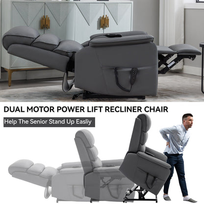 Fauteuil inclinable électrique, double position infinie, massage par la chaleur, télécommande