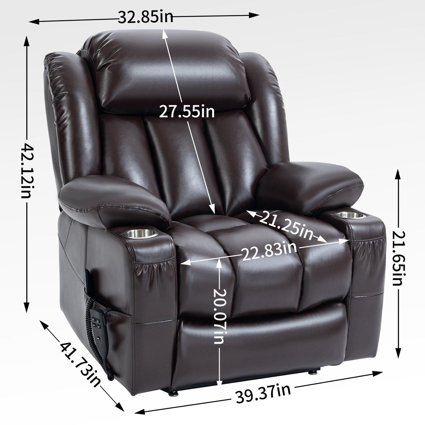 Fauteuil inclinable électrique