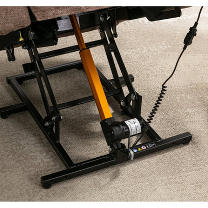 Fauteuil inclinable à bascule surdimensionné, pivotant à 360°, manuel, pour salon