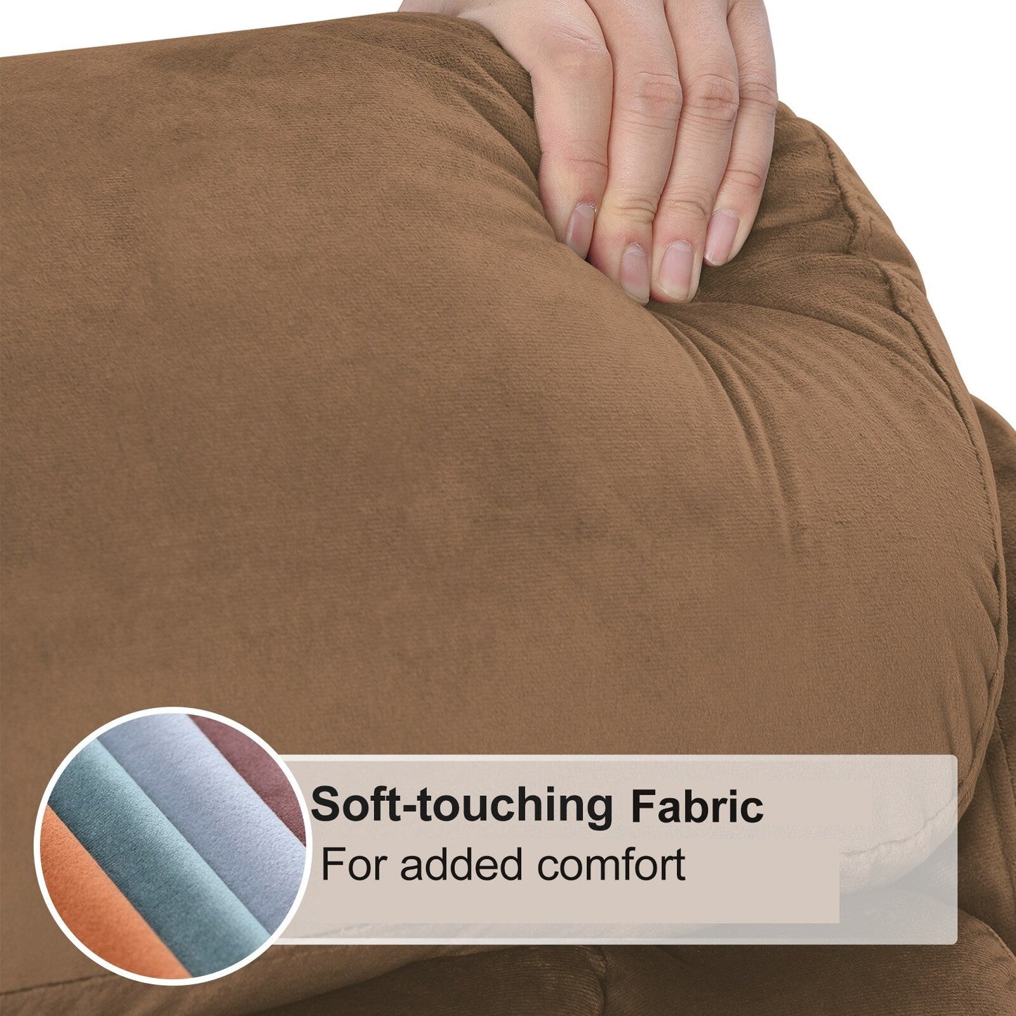 Fauteuil inclinable électrique pour personnes âgées avec télécommande et poche latérale