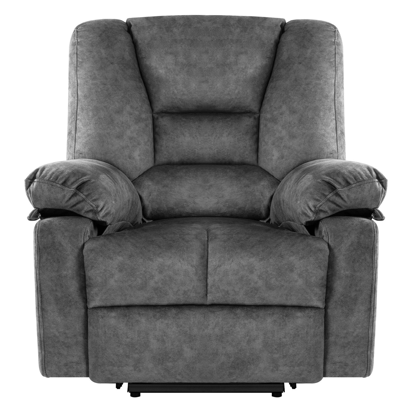 Fauteuil inclinable électrique pour personnes âgées avec massage et chauffage, montage facile, soutien confortable et positions réglables