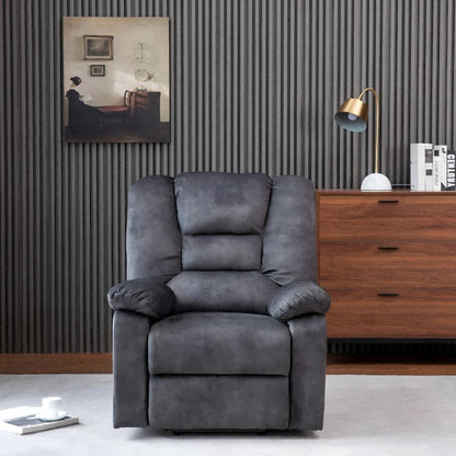 Fauteuil inclinable électrique avec fonction massage et chauffage et port de chargement USB