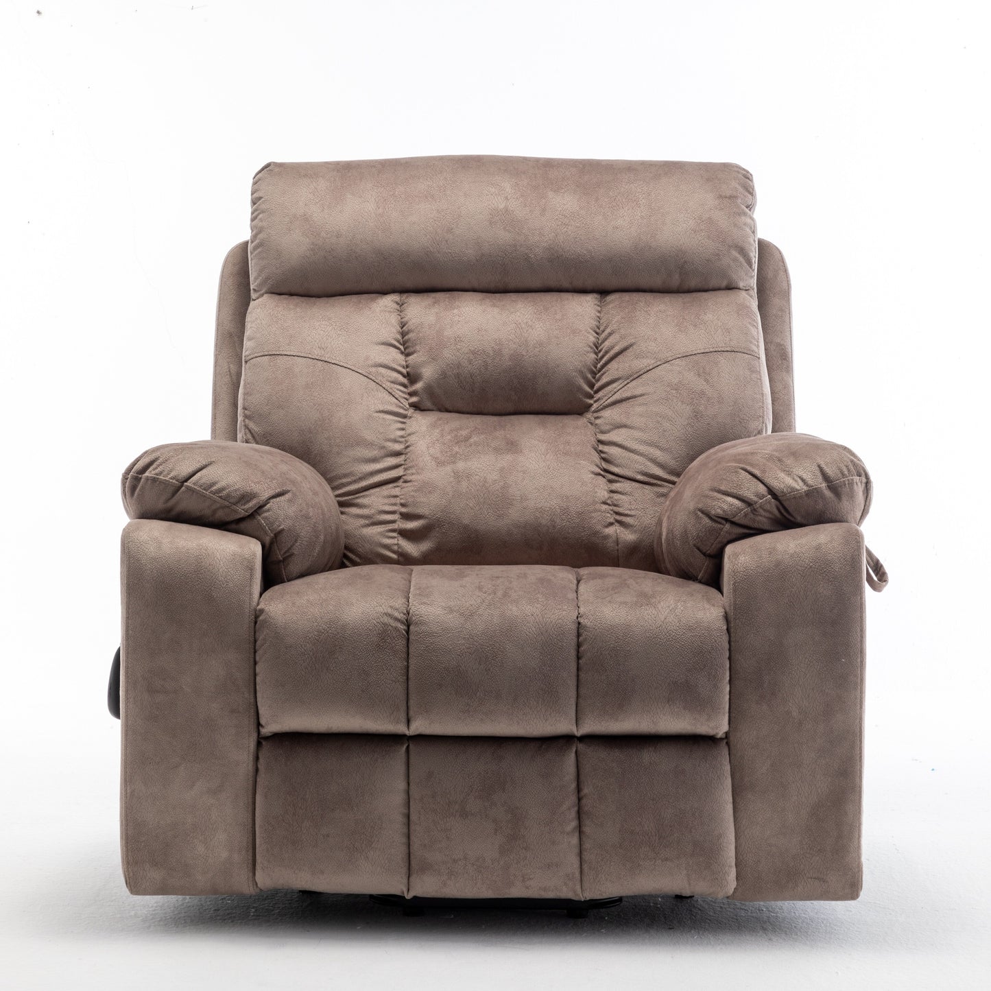 Fauteuil inclinable électrique avec moteur allemand, massage, chauffage, porte-gobelets en acier inoxydable et montage rapide