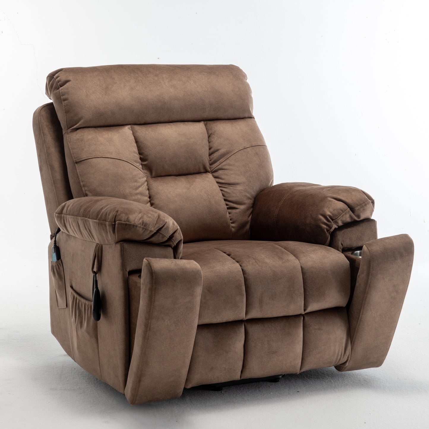 Fauteuil inclinable électrique avec massage, chauffage et moteur allemand