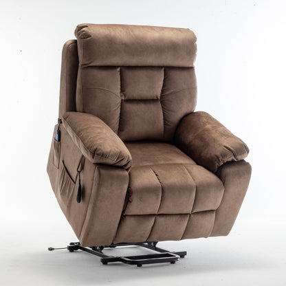 Fauteuil inclinable électrique avec massage, chauffage et moteur allemand