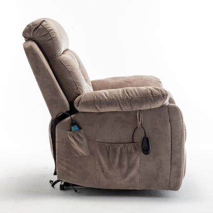 Fauteuil inclinable électrique avec massage, chauffage et moteur allemand