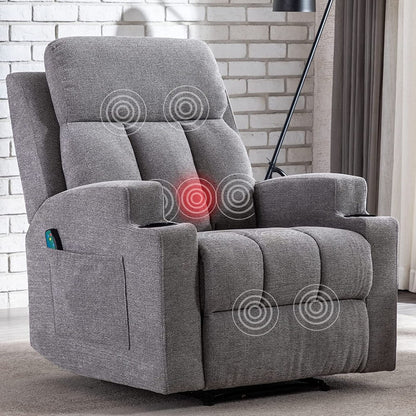 Fauteuil inclinable de massage et canapé simple manuel avec télécommande