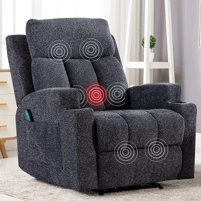 Fauteuil inclinable de massage et canapé simple manuel avec télécommande