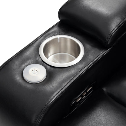 Fauteuil inclinable électrique Nestfair avec 2 porte-gobelets et plateau pivotant à 360°