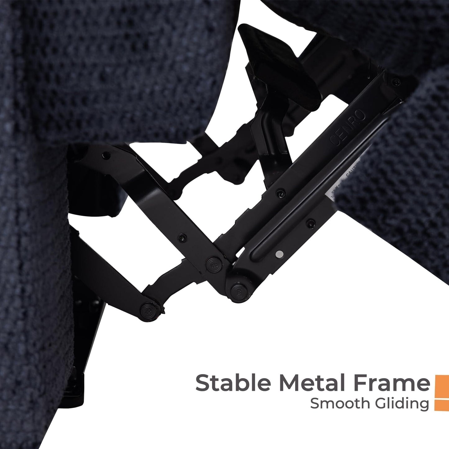 Fauteuil inclinable électrique surdimensionné Zero Gravity Big Man extra large pour salon avec port USB, siège large de 24 pouces, gris