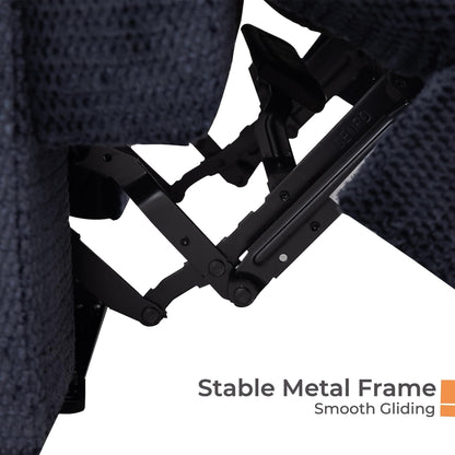 Fauteuil inclinable électrique surdimensionné, fauteuil inclinable extra large Zero Gravity pour salon avec port USB 43 x 39 x 43 cm