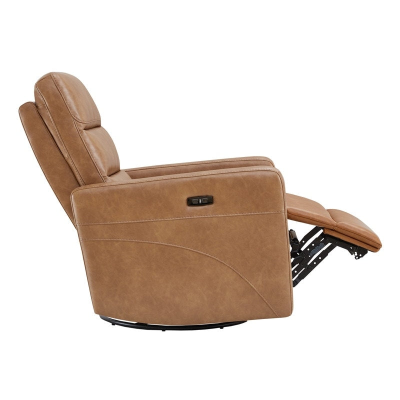 Fauteuil inclinable pivotant électrique Jason avec appui-tête et ports de chargement USB