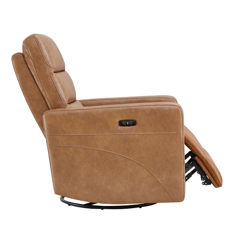 Fauteuil inclinable pivotant électrique Jason avec appui-tête et ports de chargement USB