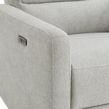 Fauteuil inclinable pivotant électrique Jason avec appui-tête et ports de chargement USB