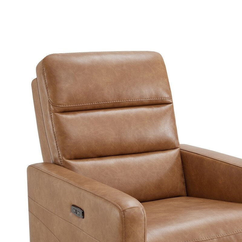 Fauteuil inclinable pivotant électrique Jason avec appui-tête et ports de chargement USB