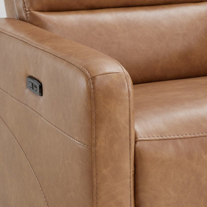 Fauteuil inclinable pivotant électrique Jason avec appui-tête et ports de chargement USB