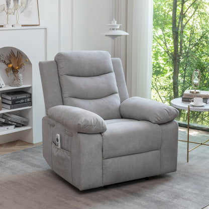 Fauteuil inclinable électrique avec fonction de massage réglable - 36,63 x 38,13 x 40,50