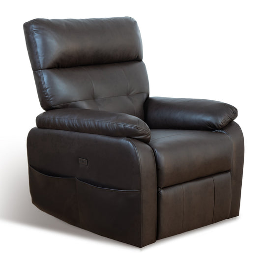 Fauteuil inclinable Power Zero Gravity, avec ports USB et Type-C, poche latérale, fauteuils inclinables surdimensionnés avec support lombaire