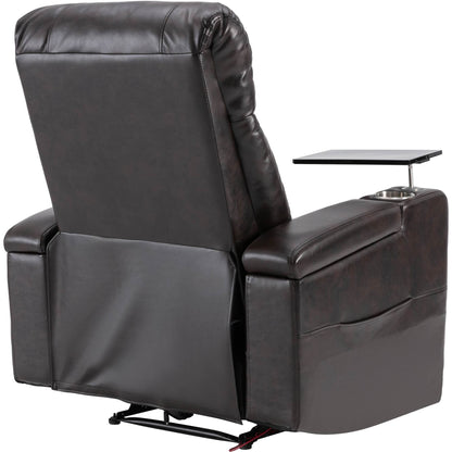 Fauteuil inclinable électrique haut de gamme avec accoudoirs de rangement