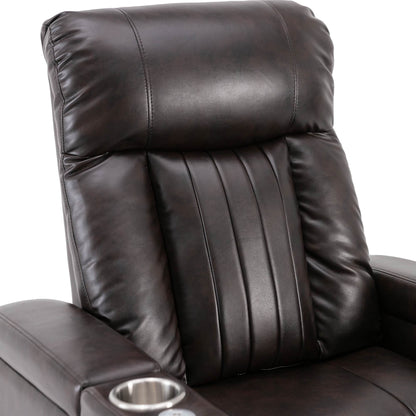 Fauteuil inclinable électrique haut de gamme avec accoudoirs de rangement