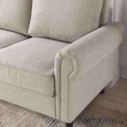 Priage par ZINUS Canapé Madison rembourré beige avoine