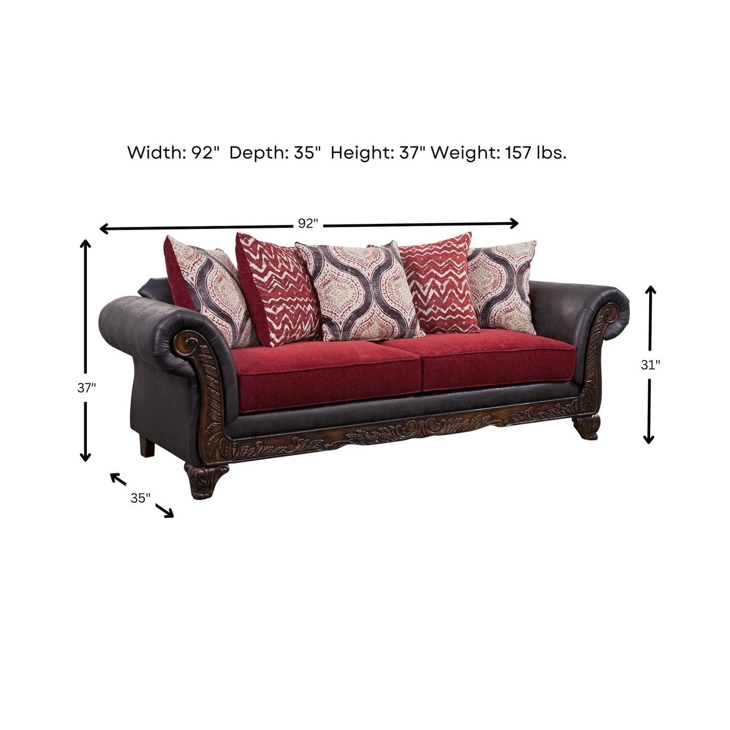 Canapé Prince de Woodhaven Furniture