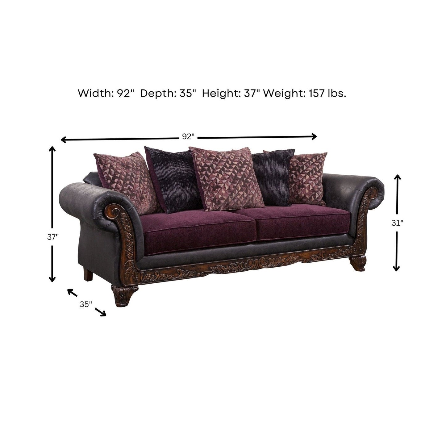 Canapé Prince de Woodhaven Furniture