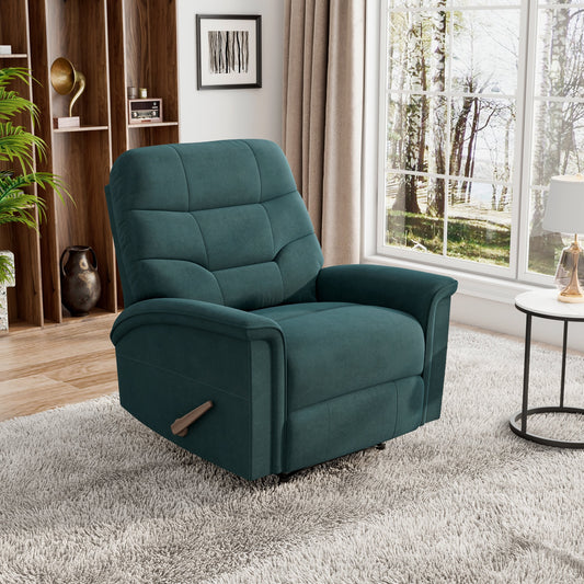 Fauteuil inclinable mural ProLounger Beck en microfibre bleu moyen