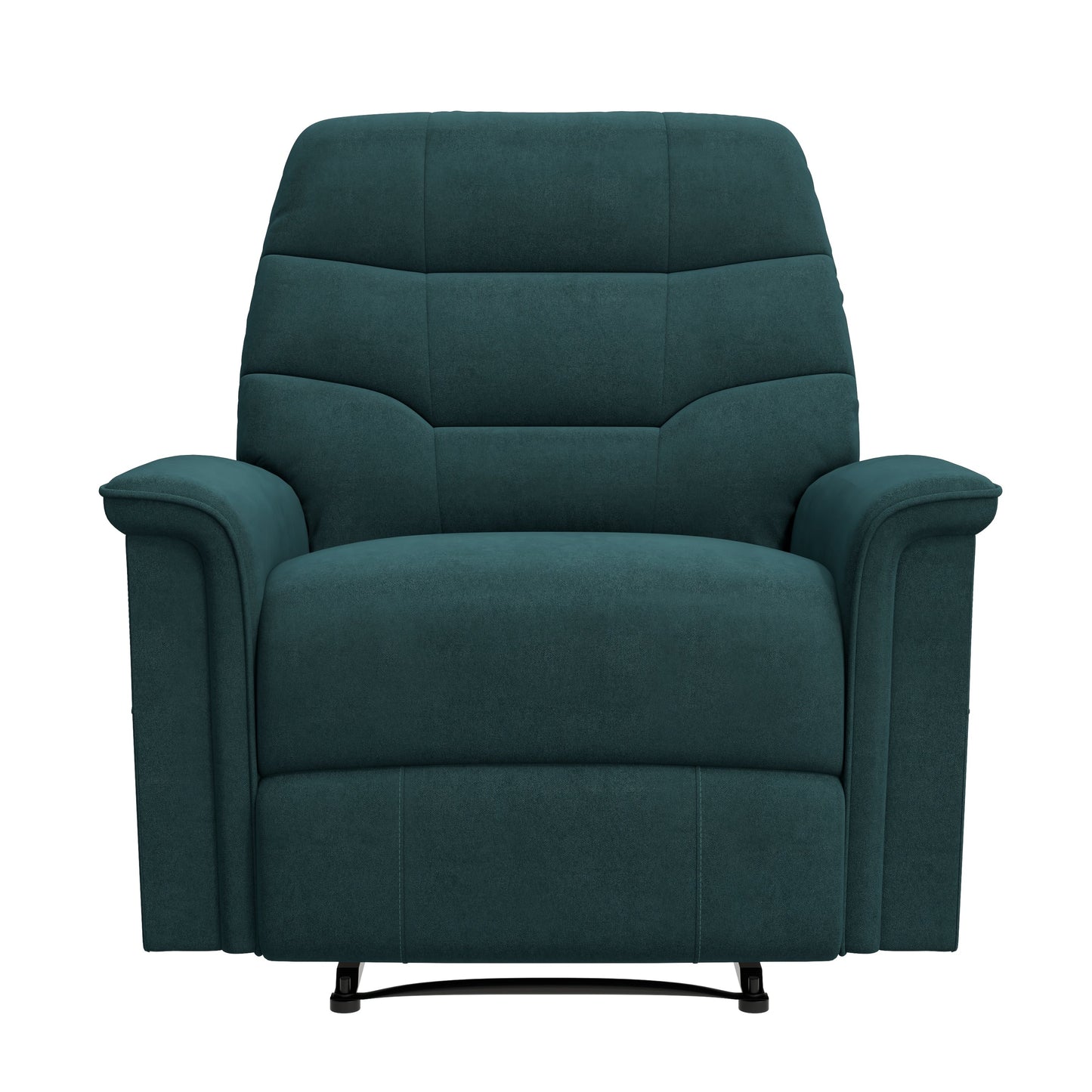 Fauteuil inclinable mural ProLounger Beck en microfibre bleu moyen