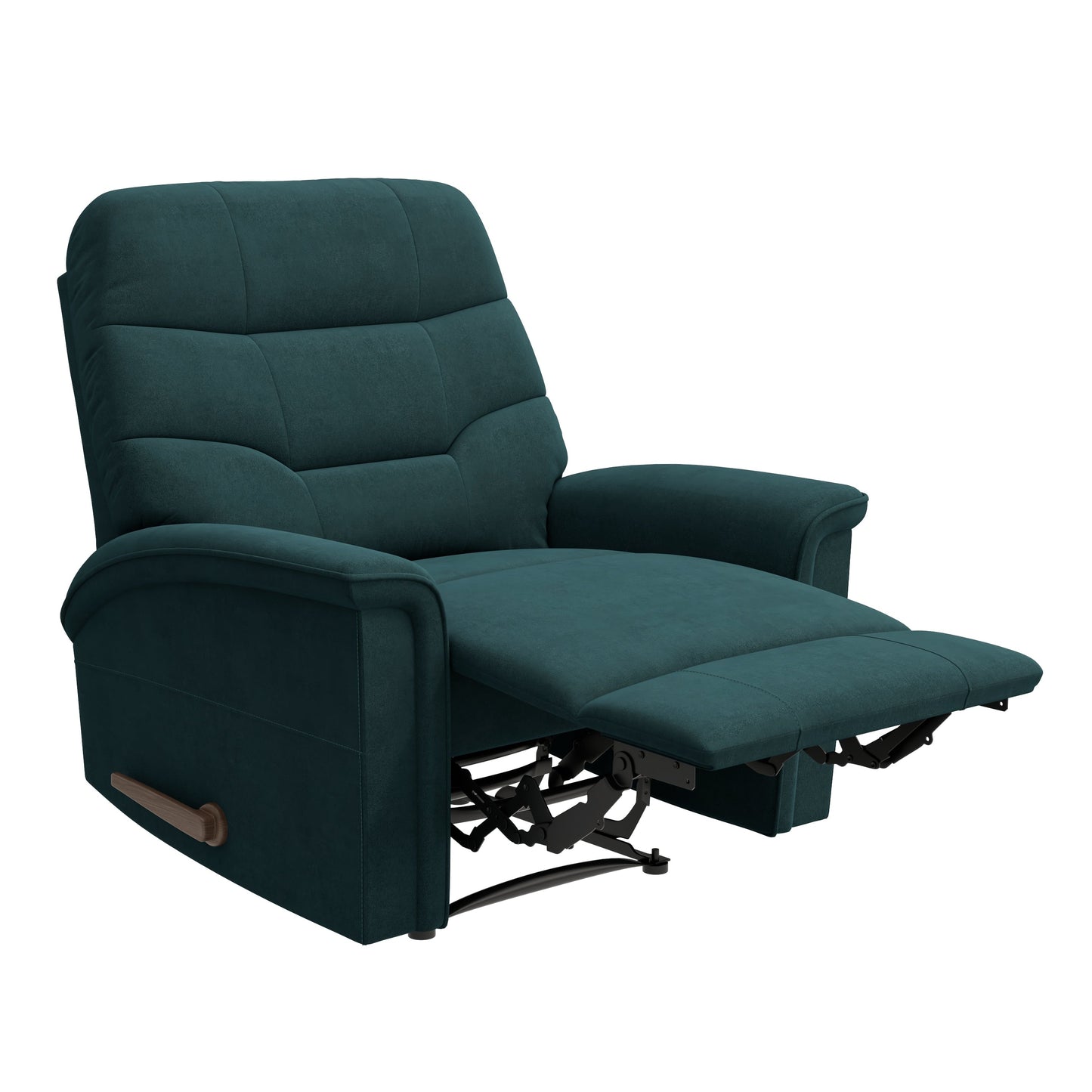 Fauteuil inclinable mural ProLounger Beck en microfibre bleu moyen