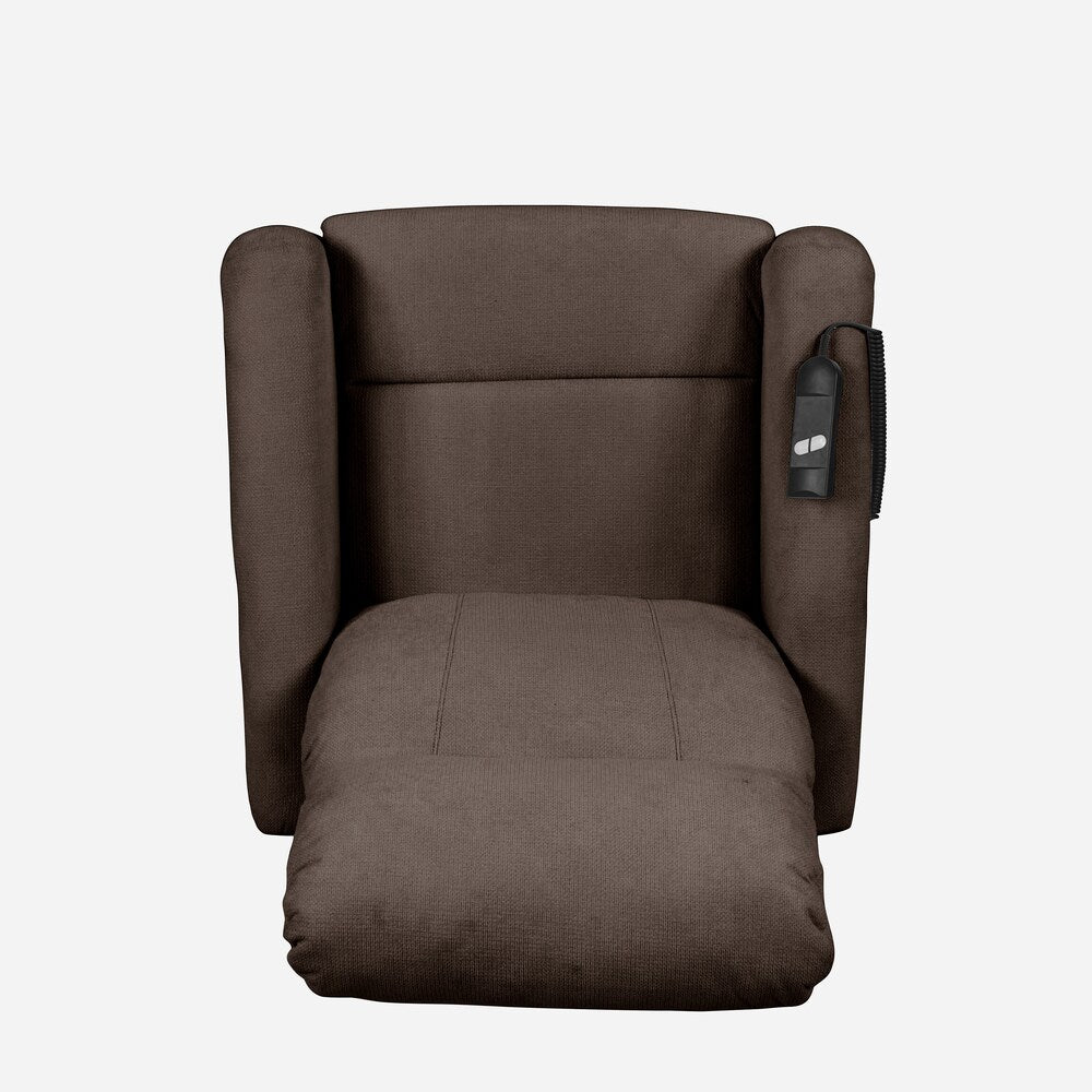 Fauteuil inclinable et releveur électrique Jessie Brown Chenille de Copper Grove