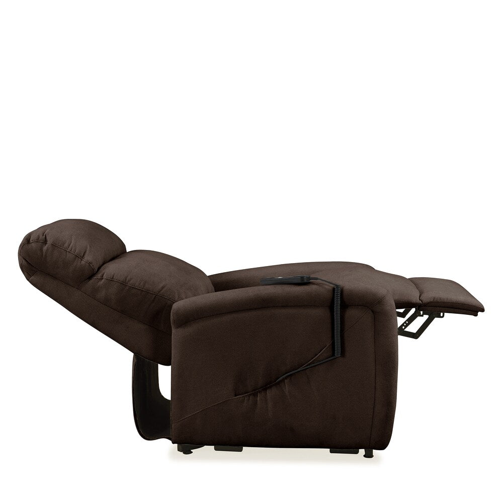 Fauteuil inclinable et releveur électrique Jessie Brown Chenille de Copper Grove