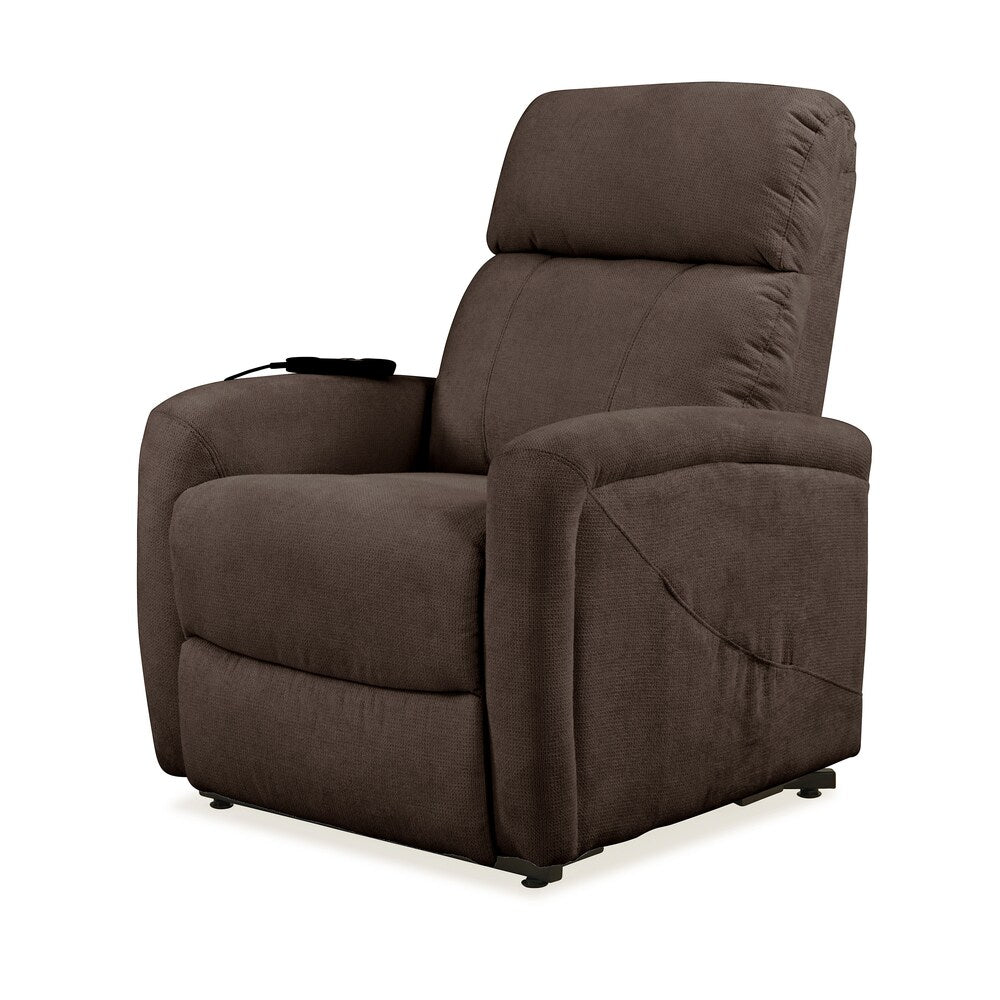 Fauteuil inclinable et releveur électrique Jessie Brown Chenille de Copper Grove