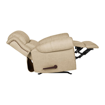 Fauteuil inclinable à bascule extra large Copper Grove Dilsen avec accoudoirs roulés